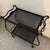 Black Serving Bar Cart in Perforated Sheet Metal For Sale - Image 3 of 6