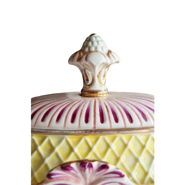 Yellow Capodimonte Porcelain Soup Tureen For Sale - Image 8 of 10