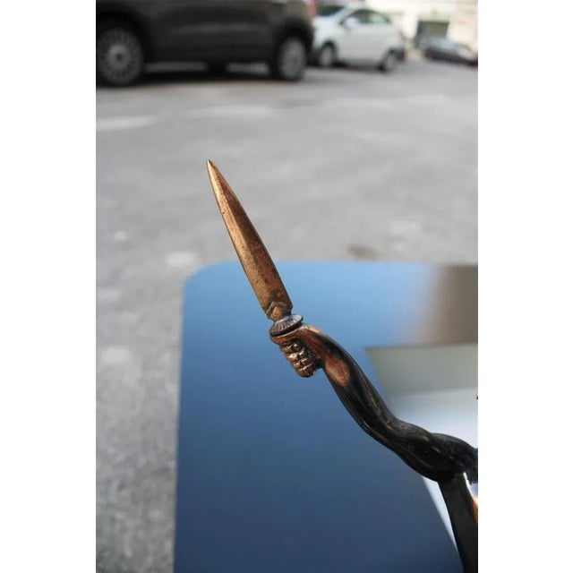 Italian Sculpture of Roman Warrior or Gladiator, 1950s For Sale - Image 6 of 11