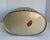 1960s Ransburg Wood Slat & Gold Metal Oval Wastebasket For Sale - Image 10 of 11