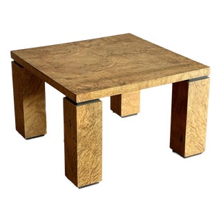 Small Coffee Table in Burr Oak For Sale