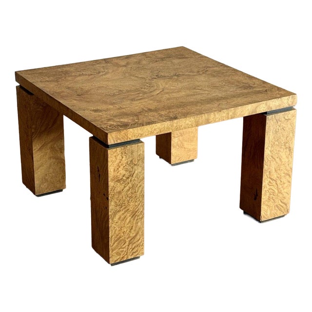 Small Coffee Table in Burr Oak For Sale
