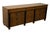 English American of Martinsville Banded Walnut British Imperial 80" Triple Dresser 6106-2 For Sale - Image 3 of 12