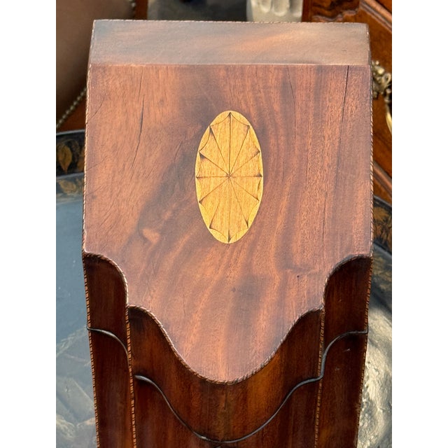 English Late 18th Century George III Knife Box For Sale - Image 3 of 10