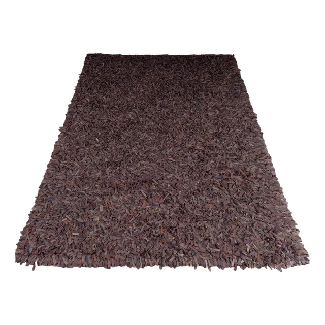 Sitap-Bilbao Rectangular Rug in Cowhide For Sale