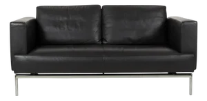 Three-Seater Sofa in Leather from FSM