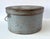 This is a beautiful powder blue color Early 19th Century Antique New England Bail Handle Pantry Box in it's original pale...