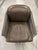 2020s Restoration Hardware Teen Brown Leather & Aluminum “Aviator” Office Chair For Sale - Image 5 of 10
