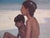 Pablo Matania, Boys on the Beach, Mid Century, Oil on Canvas For Sale - Image 12 of 18