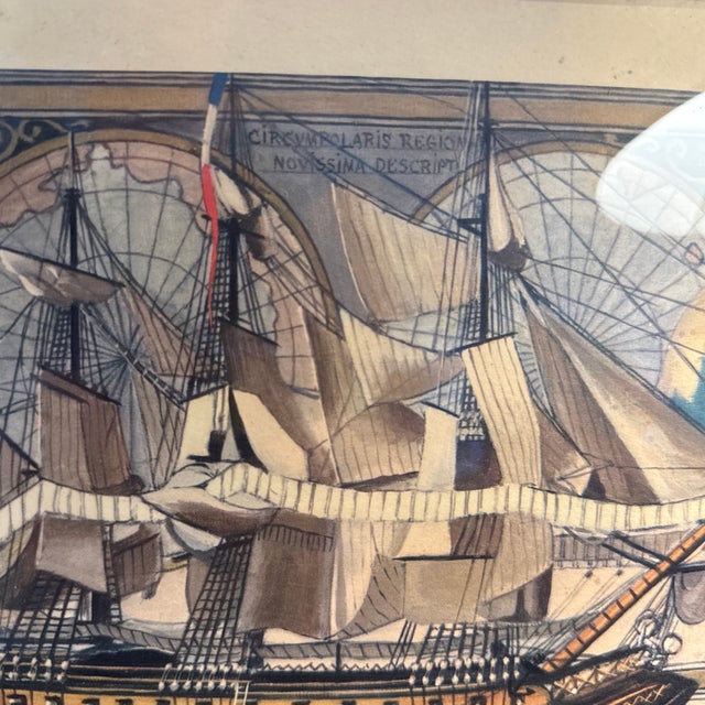 Maritime Print by Charles Kearny 1960’ For Sale - Image 6 of 8