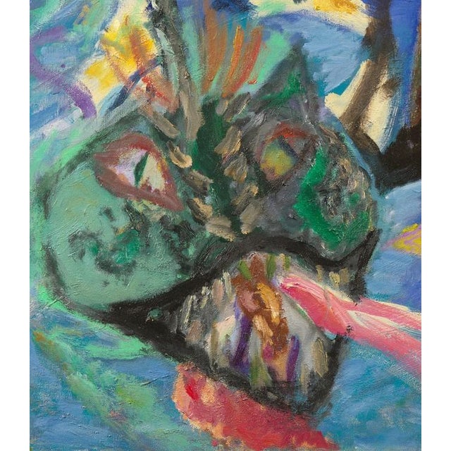 A giclée print of my original oil painting individually signed by me. The painting is titled "St. George and the Dragon"....