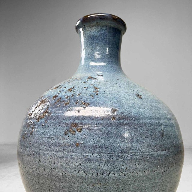 1950s Shōwa Period Glazed Shigaraki Tsubo, Japan, 1950s For Sale - Image 5 of 14