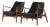 Sälen Easy Chairs in Leather and Teak attributed to Ib Kofod-Larsen, 1950s, Set of 2 For Sale