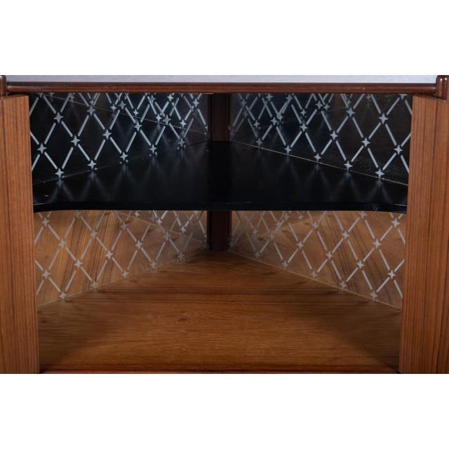 1960s Mid-Century Danish Teak Corner Cabinet, 1960s For Sale - Image 5 of 11
