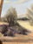 1960s Original Signed Sonia Punak Desert Landscape Acrylic on Canvas in Original Carved Wood Frame – 18” X 16” For Sale - Image 4 of 11