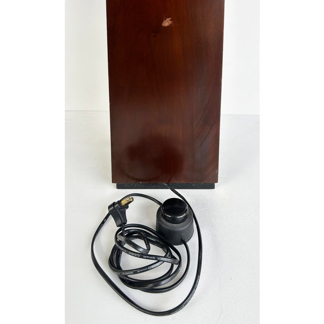 Vintage Artefacto Ebonized Floor Lamp, Inline Floor Switch For Sale In Miami - Image 6 of 7