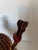 Vintage African Tribal Unity Sculpture Bowl Holder Handcarved Wooden Stand For Sale In Baltimore - Image 6 of 12