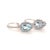 Natural Aquamarine Diamond Earrings 14k Gold 3.61 Tcw Certified For Sale In New York - Image 6 of 12