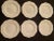Vintage Rosenthal Classic Rose White Monbijou Bread, Dessert, Appetizer- Set of 6 Plates Mint Condition For Sale - Image 9 of 12