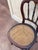 Late 20th Century Vintage Victorian Mahogany Balloon Back Cane Side Chairs, Pair For Sale - Image 5 of 7