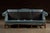 Animal Skin Vintage Tufted Leather Chesterfield Sofa in Blue For Sale - Image 7 of 16