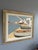 1958 Mid-Century Modern 'Quiet Mooring' Vintage Swedish Coastal Landscape Oil Painting, Framed For Sale - Image 4 of 12