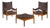 Mid-Century Modern Danish Oak and Leather Lounge Chairs with Ottoman by Kristian Vedel for Søren Wiladsen, 1960s, Set of 3 For Sale