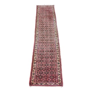 Vintage C.1930s Approx. 2x12 Oriental Style Rug For Sale