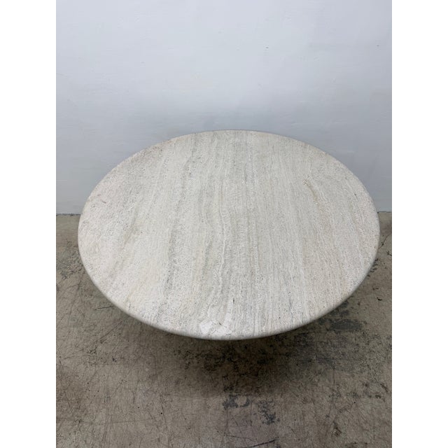 Stanley J Friedman Arrowhead Dining Table With Custom Travertine Top for Brueton For Sale - Image 10 of 18