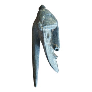 Early 20th Century Hand Carved Wood Head For Sale