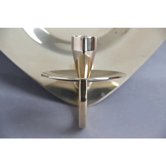 Kara Wall Candlesticks in Brass, Denmark, 1970s, Set of 2 For Sale - Image 3 of 7