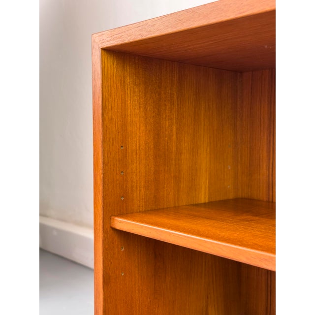 Wood Low Teak Shelf from Omann Jun, 1960s For Sale - Image 7 of 15