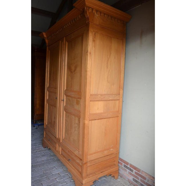 Large Antique Ash Cabinet For Sale - Image 10 of 11