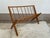 Mid 20th Century Danish Modern Spindle Wood Magazine Rack For Sale - Image 4 of 10