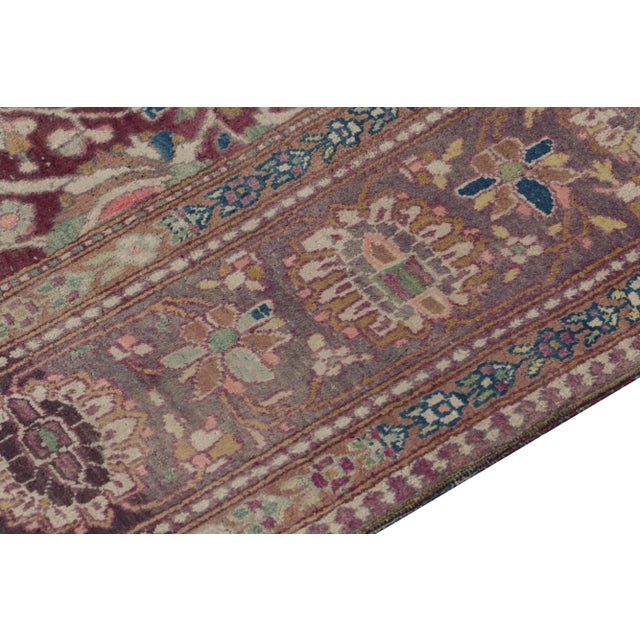 1920s Antique Persian Kashan Rug With Medallion and Floral Patterns, From Rug & Kilim For Sale - Image 5 of 8