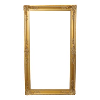 Large Baroque Golden Frame For Sale