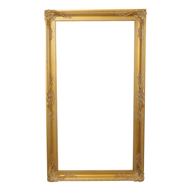 Large Baroque Golden Frame For Sale