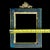 Metal Antique French Frame Ornate Gilt Bronze Frame by Smith Brothers Stationers For Sale - Image 7 of 7
