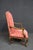 Wood French Louis XV Style Open Armchair With Carved Wood Frame Time Period: For Sale - Image 7 of 12