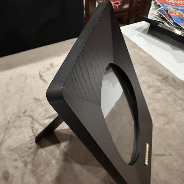 An High Quality 1990s Modern Wood Italian Picture Frame by Borbonese For Sale - Image 13 of 14