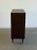 Brown 1960s Louvered Walnut Highboy For Sale - Image 8 of 16