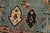 Heriz Rug 3’10” X 6’3” Blue Wool Vintage Tribal Hand-Knotted Oriental Carpet For Sale - Image 4 of 12