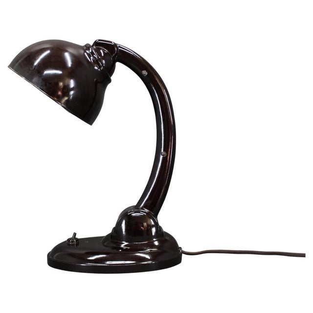 Bauhaus Bakelite Model 11126 Table Lamp attributed to Electrosvit, 1930s For Sale - Image 15 of 15