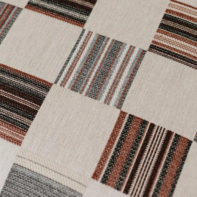 Late 20th Century Late 20th Century Vintage Mid Century Square Ottoman For Sale - Image 5 of 5