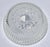 Transparent 1960s Waterford Crystal Cut Glass Bowl Intricate Vertical and Radial Patterns Boho Chic For Sale - Image 8 of 14