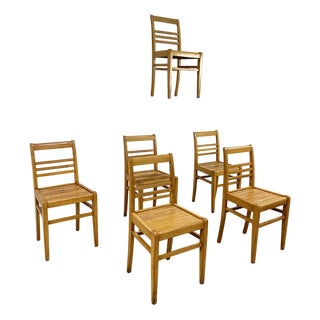 Chairs by René Gabriel, 1950s, Set of 6 For Sale
