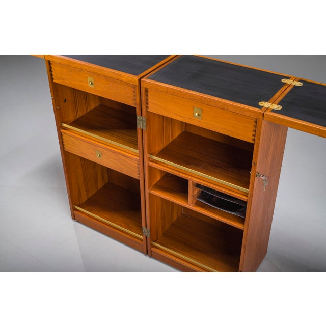Vintage Teak Bar Cabinet by Reno Wahl Iversen for Dyrlund, Denmark, 1960s For Sale - Image 6 of 18