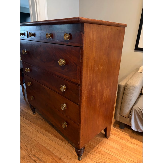 Antique Mahogany Chest of Drawers For Sale - Image 4 of 7