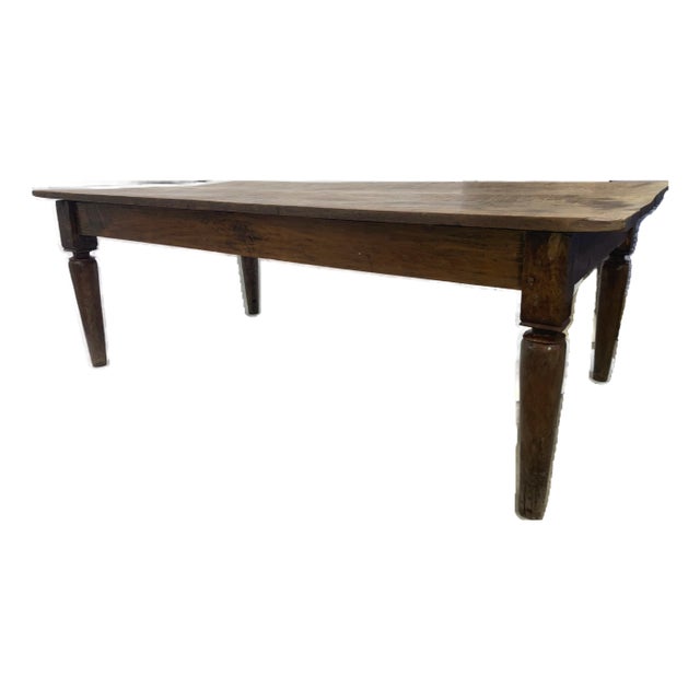 Antique 19th Century Scandinavian Oak Farm Table – 92" X 47" For Sale