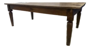 Antique 19th Century Scandinavian Oak Farm Table – 92" X 47"